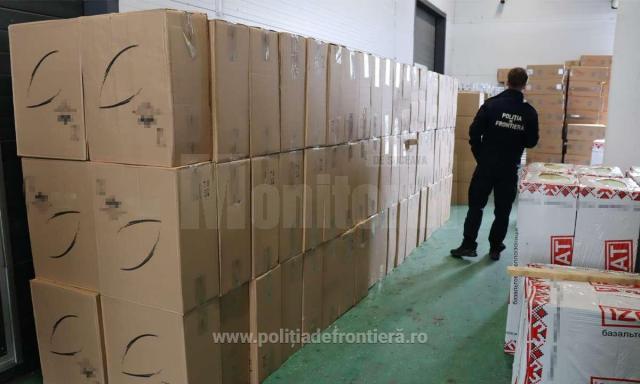 Închisoare cu suspendare pentru un ucrainean care transporta țigări de contrabandă de peste 500.000 de euro, cu tirul