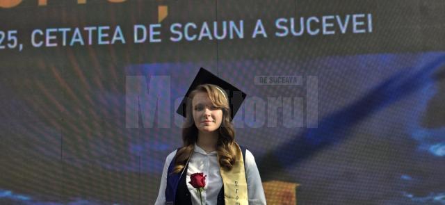 Iulia Popa, șefa promoției 2025 de la Colegiul ”Ștefan cel Mare” Suceava