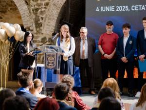 Iulia Popa, la cursul festiv