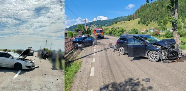 În cele două accidente s-au înregistrat 9 răniți