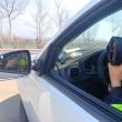 Persoană cu dizabilități, depistată în trafic fără permis de conducere și cu viteză ...