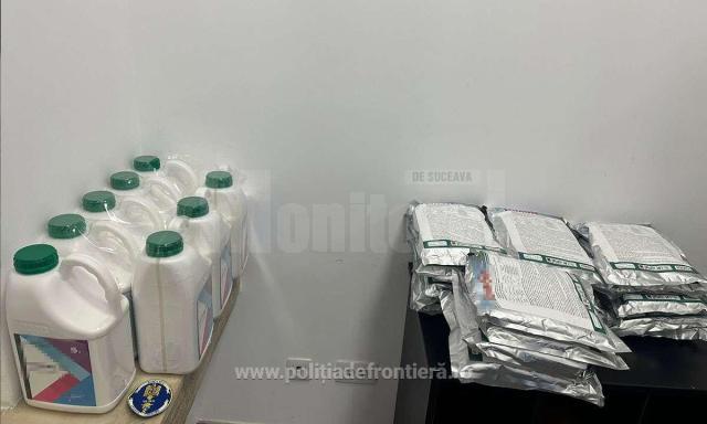 Substanțe toxice, confiscate de la un bărbat care încerca să le introducă în România
