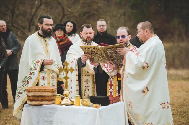 Slujba de sfințire a terenului pentru Muzeul Huțulilor
