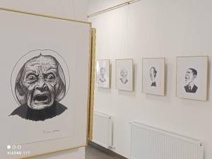 Lucrări semnate Radu Bercea în cadrul expoziției de la Gura Humorului