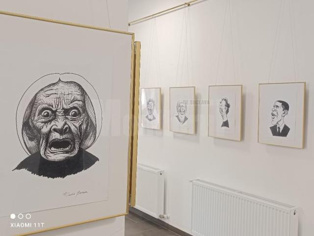 Lucrări semnate Radu Bercea în cadrul expoziției de la Gura Humorului