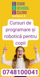 Code School Club - Cursuri de programare si robotica pentru copii