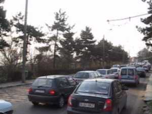 Traficul rutier pe Calea Unirii şi bdul Ana Ipătescu, paralizat de lucrările ISPA