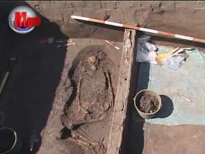 Decopertarea unui mormânt tumular cu o vechime de cca. 4000 de ani