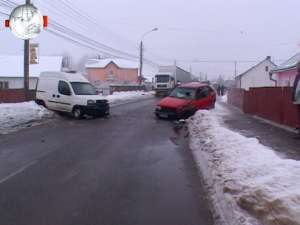 Accident pe strada Gheorghe Doja din Suceava