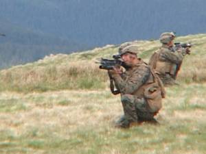 Militarii americani şi-au testat forţa de atac în munţii din zona Dornelor