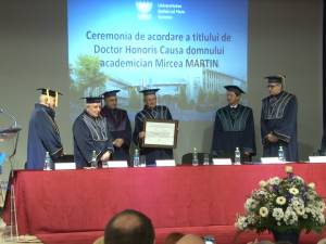 Academicianul Mircea Martin este Doctor Honoris Causa al USV