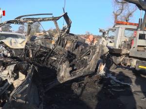Cinci tineri au murit în chinuri groaznice după ce au ars ca torţele într-o maşină scăpată de sub control
