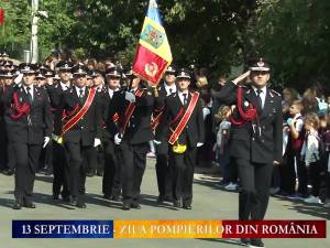 Pompierii militari și-au marcat ziua cu un ceremonial solemn și cu exerciții pentru public