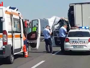 Un microbuz din Suceava, implicat într-un accident mortal pe DN 2, la Ialomița