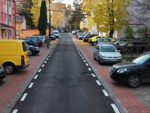 Lucrări de modernizare a străzilor și parcărilor de reședință, finalizate în cartierul George Enescu